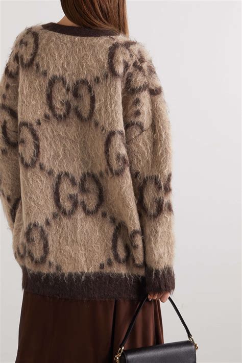 gucci wool mohair printed|net a porter Gucci coats.